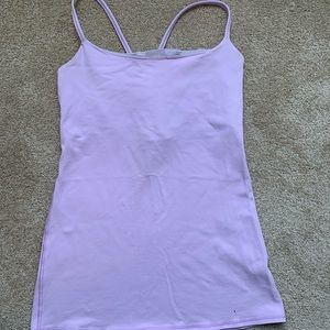 Lavender sz 8 built in bra lulu tank
